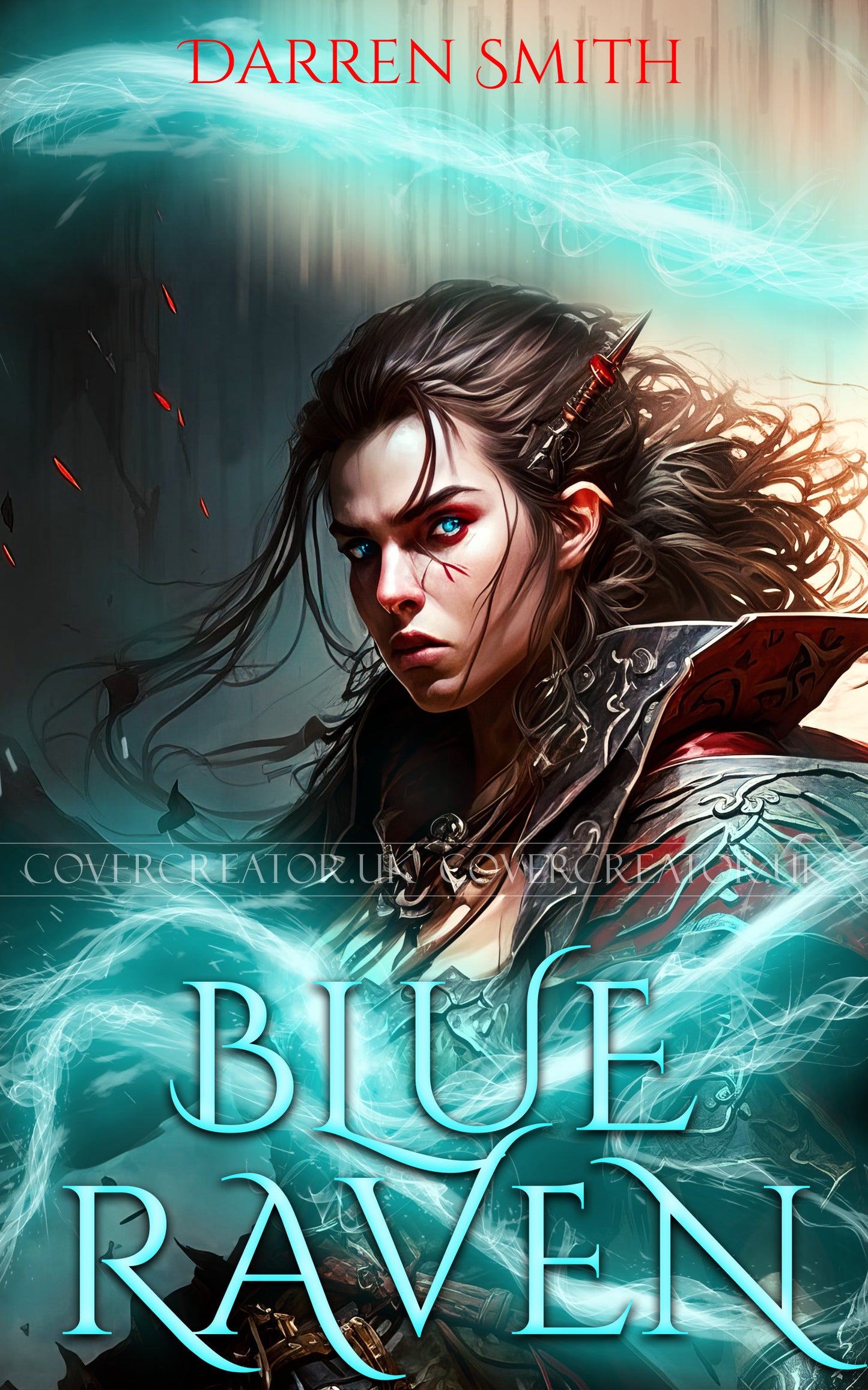 Premade Cover Design - Blue Raven