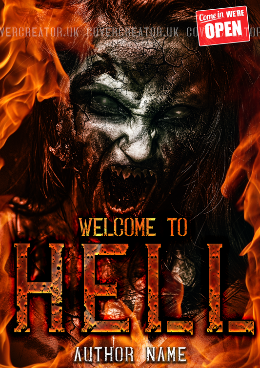 Premade Cover Design - Welcome to Hell